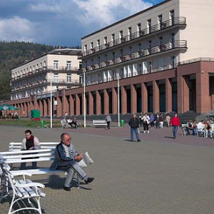 Krynica Zdrój, pasaż, centrum